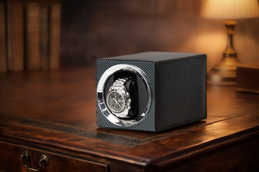 The Freedom to Wind Anywhere: A Closer Look at the Rotelux Cubetouris Sport Battery Powered Watch Winder