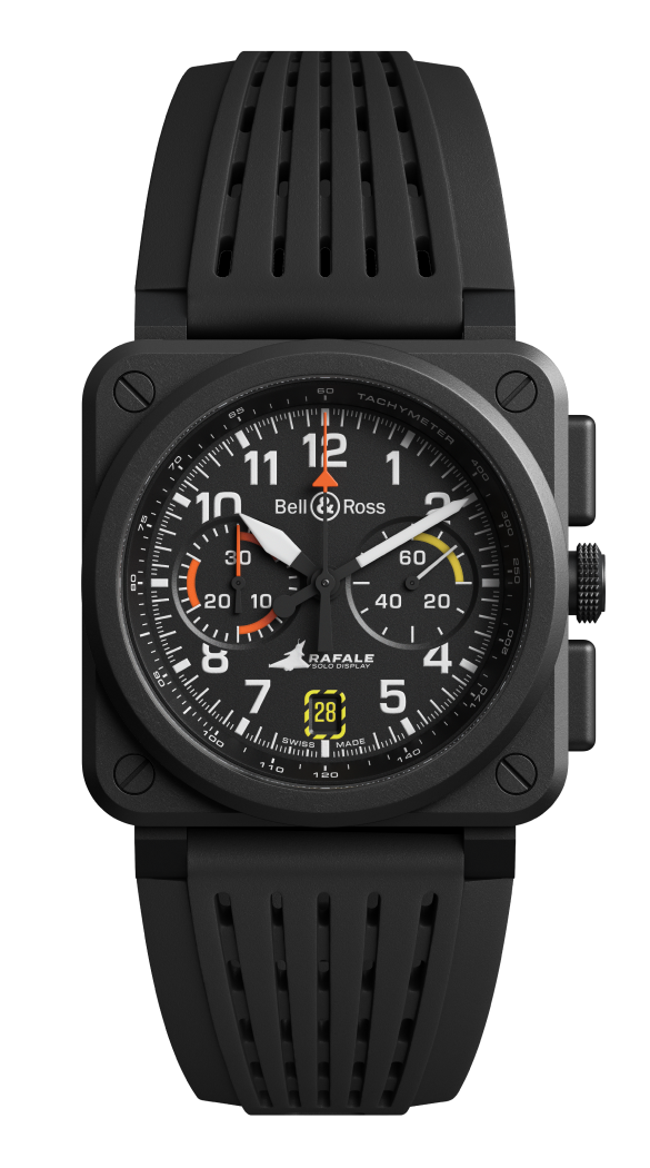 Bell & Ross Hits the Mark with the BR-03 Chrono Rafale Solo Display - ROTELUX