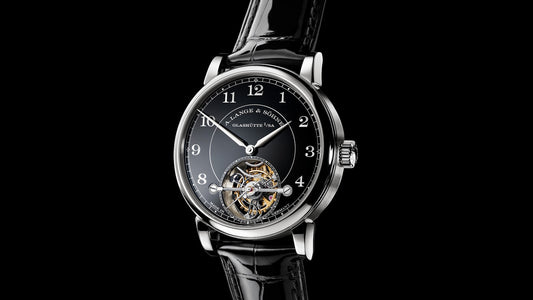 New Release: the A. Lange & Söhne 1815 Tourbillon in 950 Platinum with a Black Grand Feu Enamel Dial