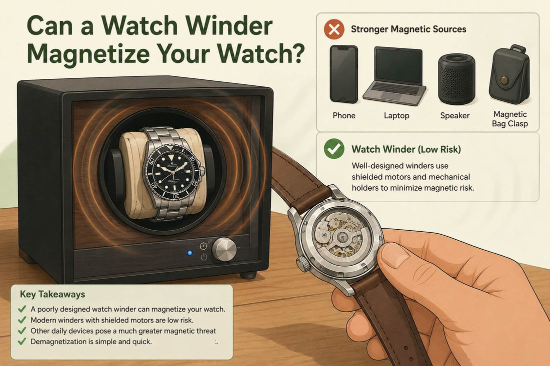 Can a Watch Winder Magnetize Your Watch?