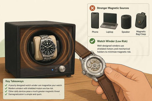 Can a Watch Winder Magnetize Your Watch?
