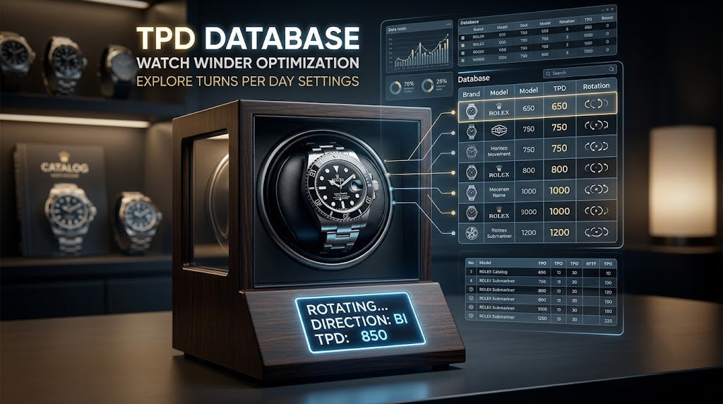Watch Winder TPD Database 2026: Find Your Watch's Exact Settings