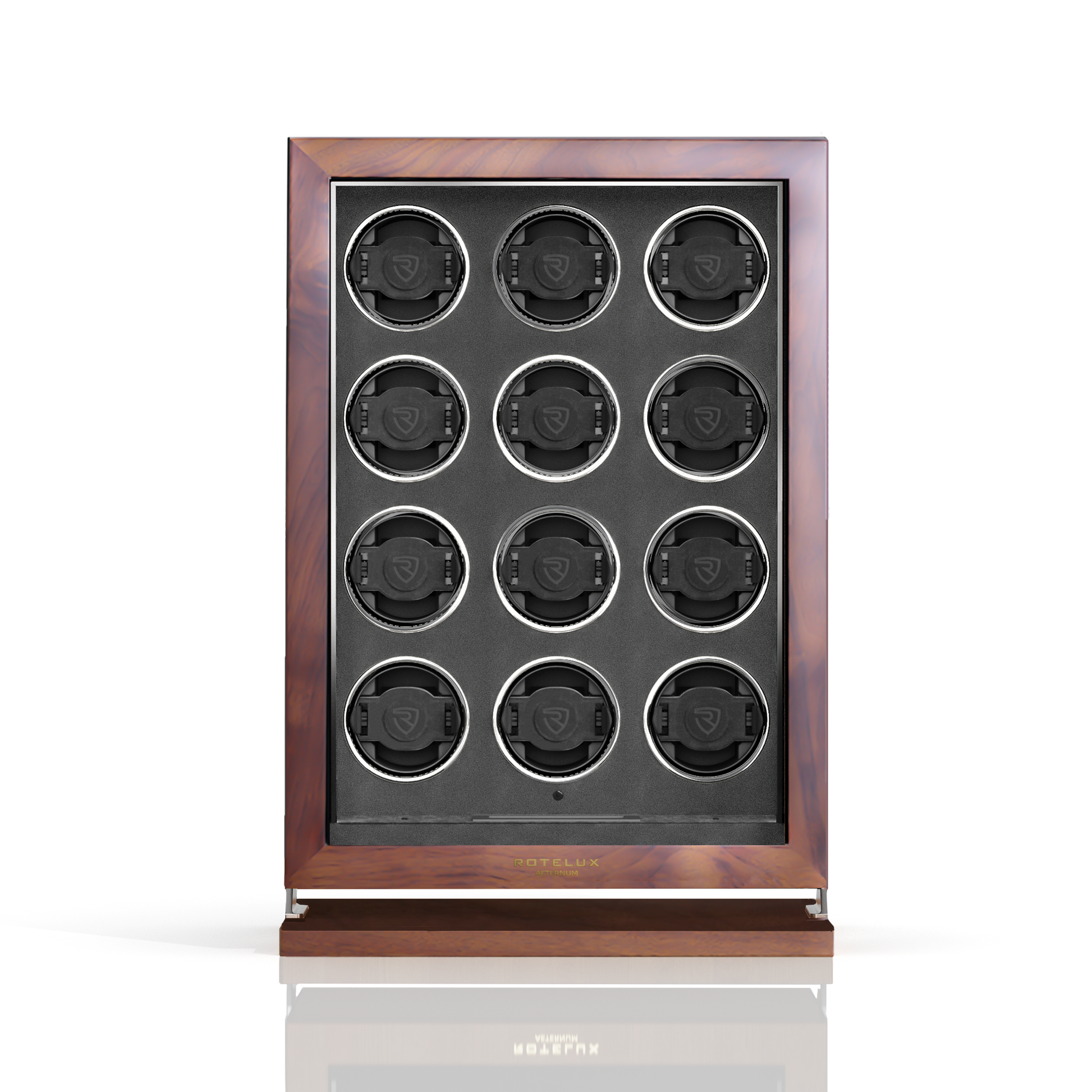 Rotelux Eiffrelia 12-watch automatic winder, front-facing