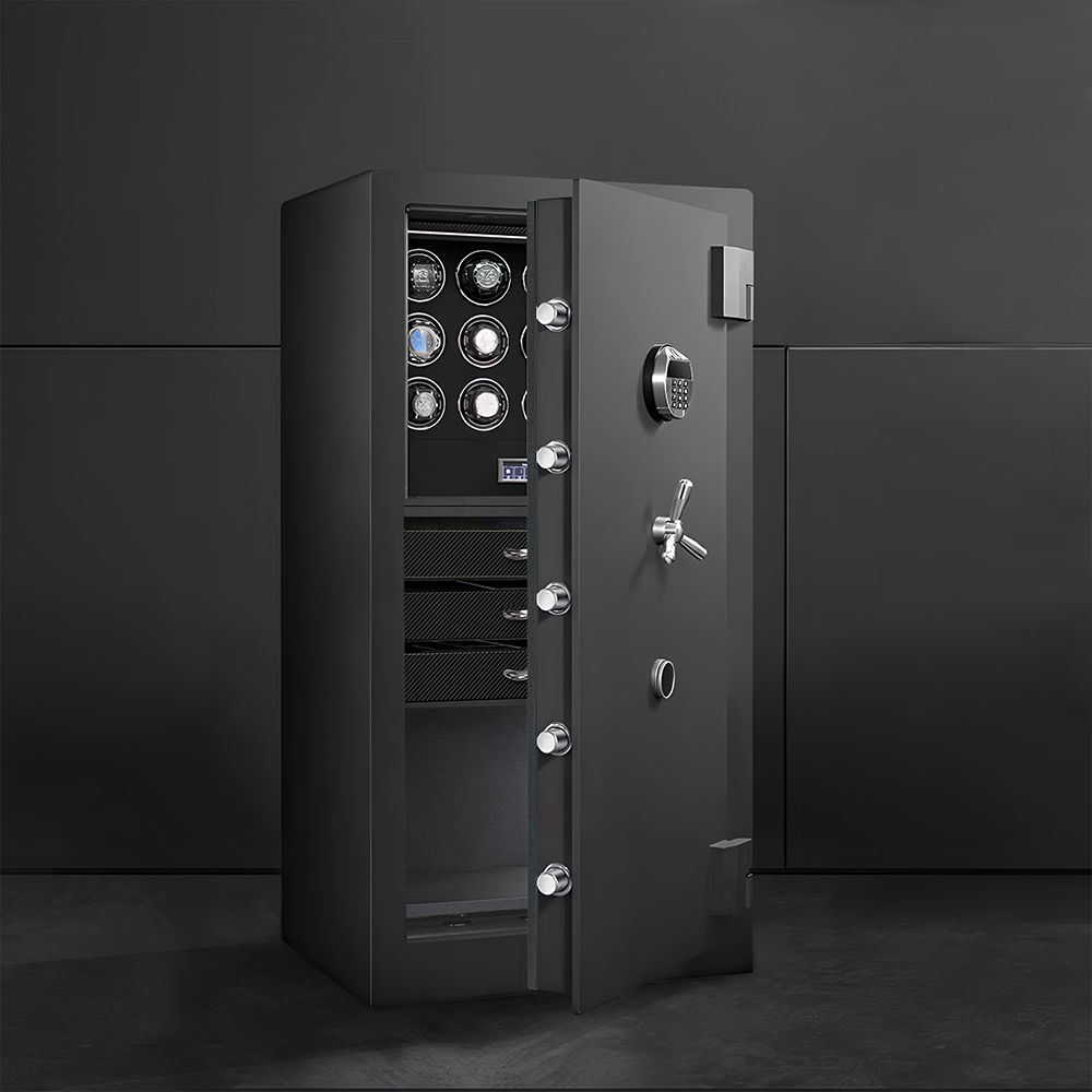 Heritage Watch Cabinet Safe Medium - 12 Automatic Watch Winders