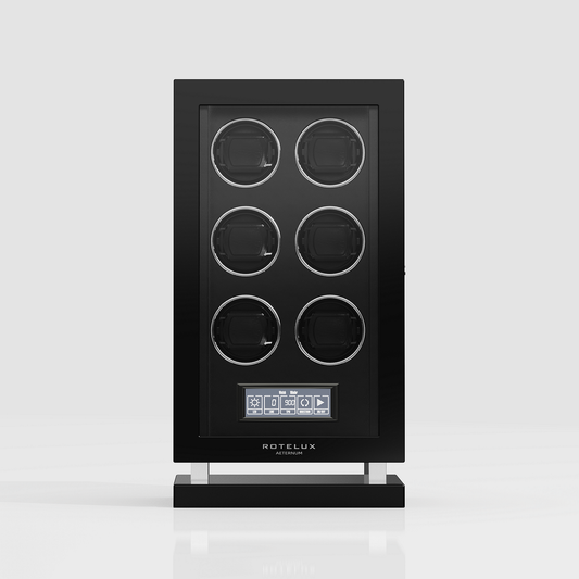Rotelux Lignarose 6-watch automatic winder, front-facing