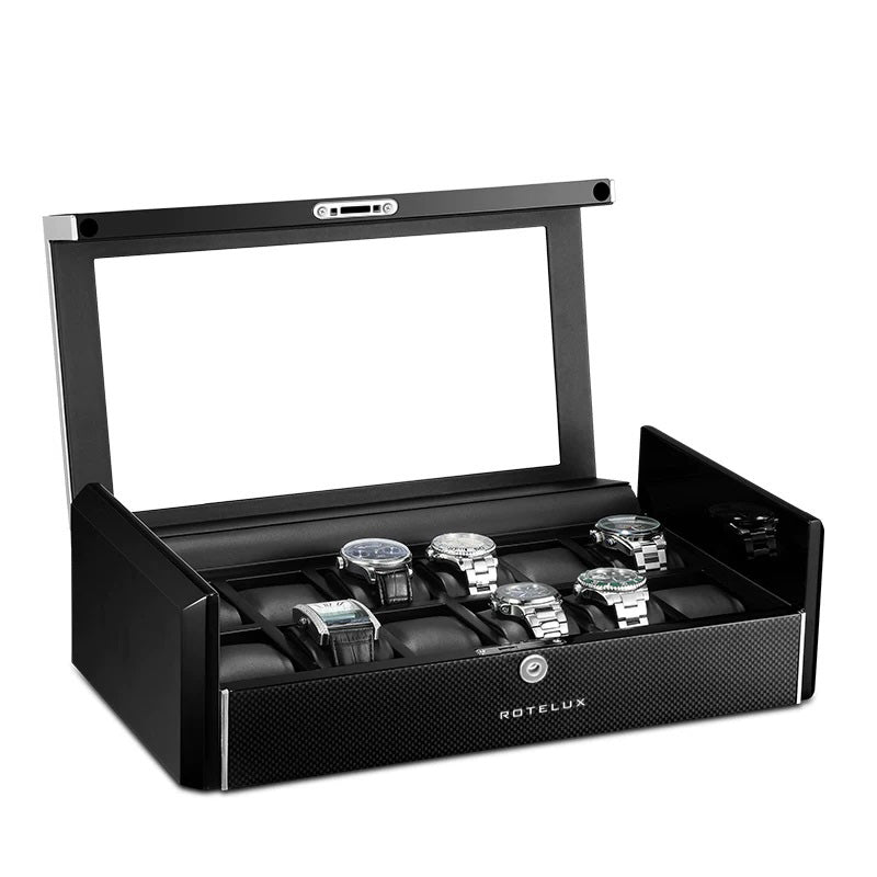 Rotelux Wooden Watch Box for 12 watch