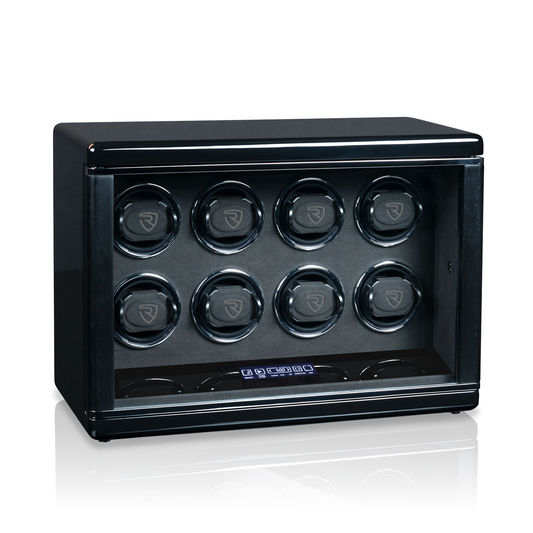 Rotelux Zenirra 8-slot watch winder,front