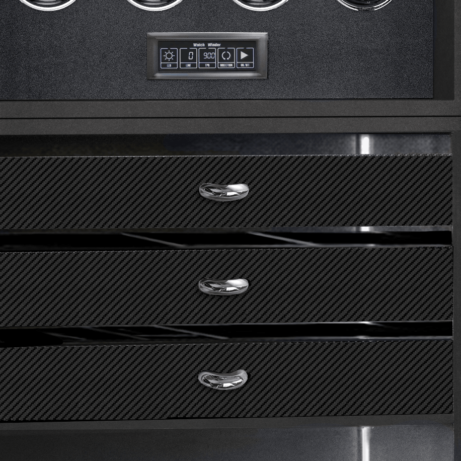 Heritage Watch Cabinet Safe Medium - 12 Automatic Watch Winders